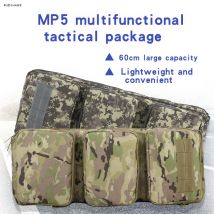 Mochila táctica MP5 para CS al aire libre, paquete de armas de caza Airsoft, Rifle Niper, bolsa de pistola Molle, bolso de un solo hombro, Oxford 60cm