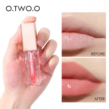 O.TWO.O Neue Lip Gloss Wasserdicht MatteTransparent Feuchtigkeitsspendende Lip Tint Flüssigkeit Anhaltende Sexy Lippen Make-Up Pflege Kosmetik