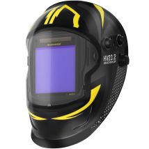 HZXVOGEN Casco per Saldatura Maschera per Saldatura ad Energia Solare di Grande Visualizzazione di Colore Vero per TIG MIG MMA CUT DIN4 1/1/1/2 Maschera per Saldatura
