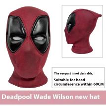Neue Wunder Deadpool 3 Wilson Maske Film gleiche Version Cosuit neue Version Kopfmaske Halloween Party Kostüm Performance Requisiten