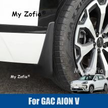 Mud Flaps For GAC AION V 2024 2025 2026 Car Splash Guards Fender No Drilling No Tape All Weather Mudflaps Accessories