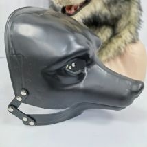 DIY animal moving mouth blank mask mold DIY handmade  wolf mold set pack  make your own Halloween mask