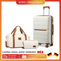 Valigia rigida leggera in polipropilene con lucchetto TSA (56x37x22cm) set di valigie per viaggiatori britannici con valigia da viaggio