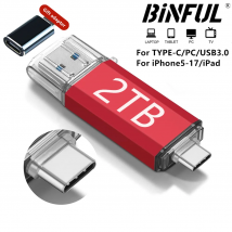 Unidad Flash USB OTG de 2TB, USB 3,0 tipo C para iPhone ipad, 1TB, 512GB, 256G, Pendrive Samsung, Huawei, Xiaomi, Android, memoria para ordenador portátil