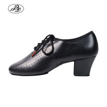 BD Tanz Frauen Ballsaal Schuhe Aus Echtem Leder Lehre Schuhe Damen Dancesport Sneaker Schuh Split sohle Ganze Sole Training Schuhe