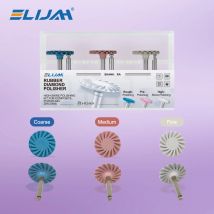 Dental Gummi Polierer Verbund Harz Polieren Diamant System RA Disc Kit 14mm Rad Spirale Flex Bohrer Werkzeuge