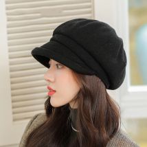Cokk Zeitungs junge Mütze Hut Frauen Winter Herbst lässig achteckige Hüte für Frauen Retro Baskenmütze Mode einfarbig Baskenmütze Gorro koreanisch neu