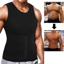 Männer Reduktive Gürtel Body Shaper Sauna Weste Bauch-steuer Hemd Schweiß Korsett Abnehmen Bauch Fett Brenner Brust Kompression Binder
