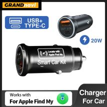 Universal Mini GPS Locator Track Auto Ladegerät Zigarette Leichter USB Typ-C Adapter Versteckte Verwendung Für iPhone IOS Apple finden Meine APP