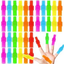 10-20PCS Mini Pop Tubes Zappeln Spielzeug Regenbogen Sensorischen Antistress Kunststoff Falten Stressabbau Rohr Kinder Erwachsene lustige Geschenk