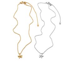 Exquisite 5 Stücke Blütenblätter Blume Anhänger Halskette 18 Karat vergoldet Edelstahl Schmuck für Frauen Drop Shipping JN25012