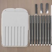 8 Stück 1,2 mm Ohrenschmalzschutzfilter – unverzichtbares Gehörschutz- und Wartungsset mit langlebigem Aufbewahrungskoffer