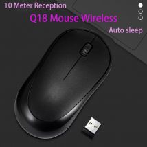 Mouse wireless Q18 ergonomico laser a rullo rosa per computer mouse da gioco da ufficio 2.4G con ricetrasmettitore USB accessori per laptop