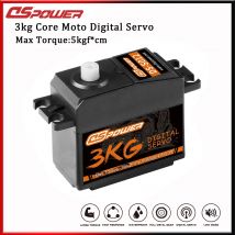 DSpower 3KG Core Motore Servo Digitale Servos Ingranaggio di Plastica per 1/12 1/10 RC Monster Car Elicottero Barca Aereo Wltoys TRX4 Scx10