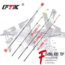 FTK Carbon-Fiberglas Top Tip 120gM/L/H Feeder-Karpfenrute Top Tip Angelzubehör Angelausrüstung