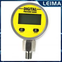 1pc 25MPA 3600PSI Digital Pressure Gauge W/ NPT1/4 G1/2 M10*1 Interface 1%FS Accuracy Hydraulic Air Gas Water Oil Pressure Gauge