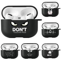 Pokrowiec na Apple Airpods Pro 2 etui Slogan prosty tekst nie dotykaj Airpods Pro 2 4 3 silikonowy