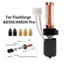 For Flashforge Adventurer 5M / 5M Pro Nozzles For Flashforge Adventurer 5m pro hotend Replaceable nozzle hotend kit