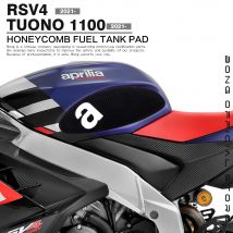 Für Aprilia RSV4 TUONO V4 1100 2021-2025 Motorrad-Seitenbrandstoff ​ Tankpad Tankpads Schutz Aufkleber Aufkleber Traktionspad