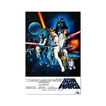 A New Hope 1977 Original Space Wars Movie Poster Art Print Science Fiction Vintage Film Canvas Painting Wall Pictures Home Decor
