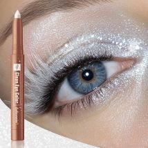 Text marker Stift Hochglanz Stift Eyeliner Bleistift liegend Seidenraupen Augen Ecke Aufhellung Perle Glitter Lidschatten Stick Augen Make-up