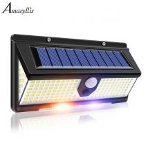 190led Solar Led Light Zewnętrzna dekoracja ogrodowa Kinkiet z 4 trybami IP65 Wodoodporna lampa z