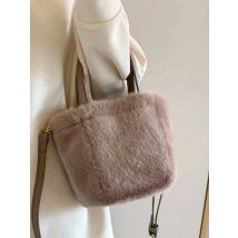 Faux Pelz Mode Kleine Handtasche Frauen Klassische Designer Schulter Taschen Leder PU Umhängetasche für Frauen Messenger Tasche Weibliche