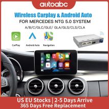 2025 Neues AUTOABC Wireless CarPlay Android Auto für Mercedes Benz A B C E Klasse GLA CLA CLE W205 W176 C117 W246 W167 NTG5.0 Mirro