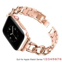 Cinturino sottile in acciaio inossidabile per Apple Watch 6 8 SE 7 Band 45mm 38/41mm per Apple Watch Series3 4 5 40mm cinturino cinturino cinturino