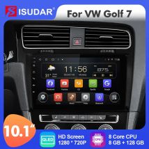 Isudar Android 12 Autoradio Lettore Multimediale Per VW/Volkswagen Golf 7 2013-2019 Auto Stereo GPS octacore/CarPlay Android auto