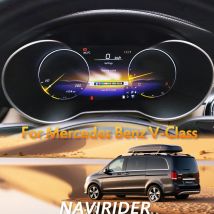 Grupo de instrumentos digitales LCD de 12,3 pulgadas para Mercedes Benz V clase W447 2016 - 2019 velocímetro actualización tablero inteligente