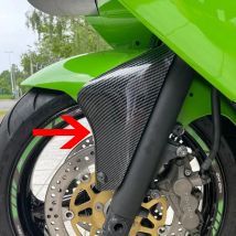 Für Kawasaki Ninja ZX 6R 636 ZX-6R 2000 2001 2002 ZX6R Kotflügel Vorne Seite Abdeckung Gugel Panel Motorrad Kotflügel Schutz Verkleidung