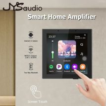 Touchscreen 4 Zoll Android 11 Smart Home Audiosystem Alexa Sprachsteuerung WiFi Hintergrundmusik Wandverstärker Goolge Play
