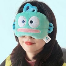 Anime Sanrio Hangyodon Eye Mask Cartoon Toys Nap Blackout Blindfold Face Wash Belt Plush Eye Patch Ultra-Soft Material Kids Gift