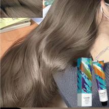 Pflanzenhaarfärbemittel Haselnuss-Aschbraun, nicht aufhellende Creme, permanente Haarfarbe, sofortige Färbemittel für Haare