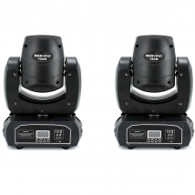 2PCS mini LED Luce a testa mobile 120W Fascio Spot 8 Prismi rotanti DJ Dmx Bar Strobe Effetto scenico