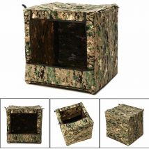 Slingshot Shooting Practice Target 40*40cm Camouflage Shooting Target Box Novice Shooting Mute Box Steel Ball Recovery Device