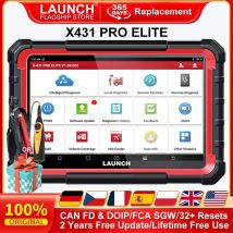LANCIO X431 PRO ELITE OBD2 Scanner Sistemi completi Strumento diagnostico per auto 32 Reset CANFD DOIP ECU CODING Test attivo FCA SGW VAG