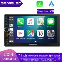 7 Cal Radio samochodowe 2 Din Android 13 Carplay Android Auto uniwersalne samochodowy odtwarzacz multimedialny Autoradio HD ekran dotykowy FM Bluetooth