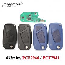 Jingyuqin 2 / 3 Pulsanti Chiave A Distanza di Vibrazione Delphi sistema di 433mhz per FIAt 500 Punto Ducato Stilo Panda Bravo chiave ID46 PCF7946 / 7941 di Chip