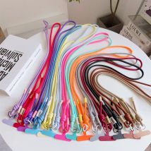 New Adjustable Mobile Phone Lanyard Crossbody Can Carry Korean Multi-Function Camera Knitted Outdoor Anti-Tilt Rope Phone Chain