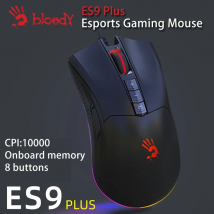 Mouse da gioco ES9 Plus Esports, animazione RGB a 15 zone, 8 pulsanti programmabili, motore BC3332, risoluzione: 100-10000 CPI regolabile