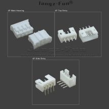 100 Stück 4P JST PH 2.0 Stecker 2,0 mm Rastermaß 4-polige männliche und weibliche Gehäuse-Header-Anschlüsse Elektrokabel Elektrischer Kabelstecker