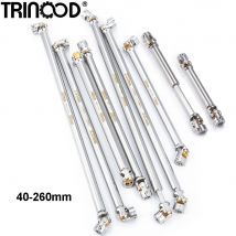 TRINOOD 1PCS Aluminum Center Drive Shaft Joint Chassis Driveshaft  for 1/14 Tamiya Tractor Truck Trailer Model Car Upgrade Parts