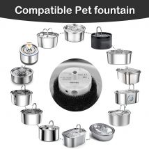 ZYfeeder (SMA-800) Haustier-Wasserspenderpumpe ist geeignet für verschiedene Katzen- und Hunde-Wasserspenderzubehörteile.