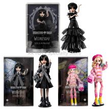 Monster High Wednesday Doll Addams Rave’N Wednesday Enid Sinclair Collector's Edition Dolls Comes with Doll Stand Birthday Gifts