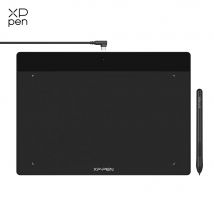 XPPen Deco Fun L-tableta gráfica Digital, Tablet de 10x6 pulgadas para dibujar, OSU, educación en línea, compatible con Android, Mac, Linux, Windows, Chrome OS