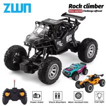 ZWN 1:16/1:20 2,4G Modell RC Auto mit LED-Licht 2WD Off-Road Fernbedienung Kletterfahrzeug Outdoor Autos Spielzeug Geschenke für Kinder