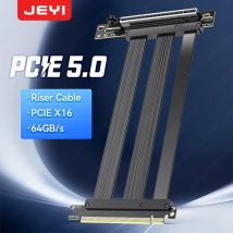 Cavo riser JEYI PCIe 5.0, cavo di prolunga per scheda grafica da 64 GB/s compatibile con RTX5090, RTX4090, RX8900, RX7900, WRX80/WRX90E