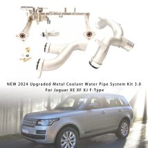 NEUES 2024 verbessertes Metall-Kühlwasserrohrsystem-Kit 3.0 für Jaguar XE XF XJ